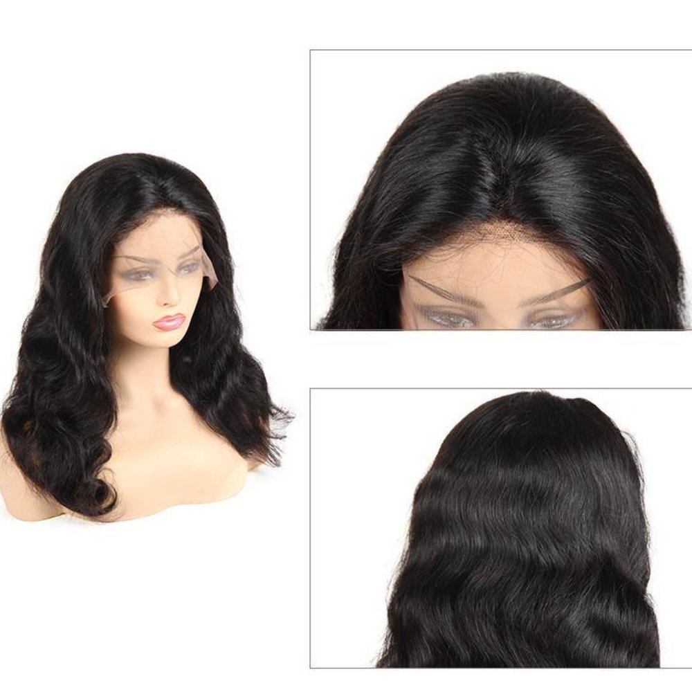 100% Brazilian Virgin Human Hair 14" Lace Front - Picture 8 of 8